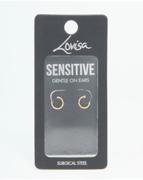 Lovisa - Gold Plated Surgical Steel Sleeper Earrings
