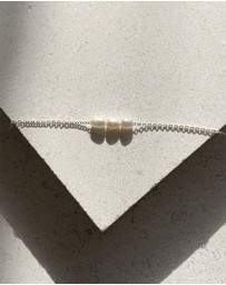 SAINT VALENTINE - Mini Pearl Bracelet - Silver