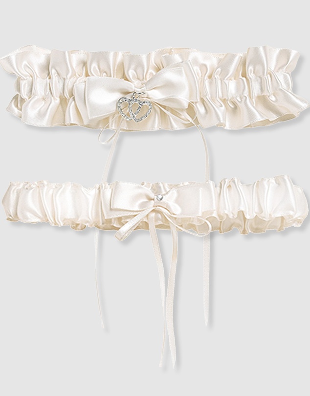 B Free Intimate Apparel - Deluxe Bridal Garter Set