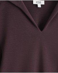 COS - Sailor-Collar Jersey T-Shirt