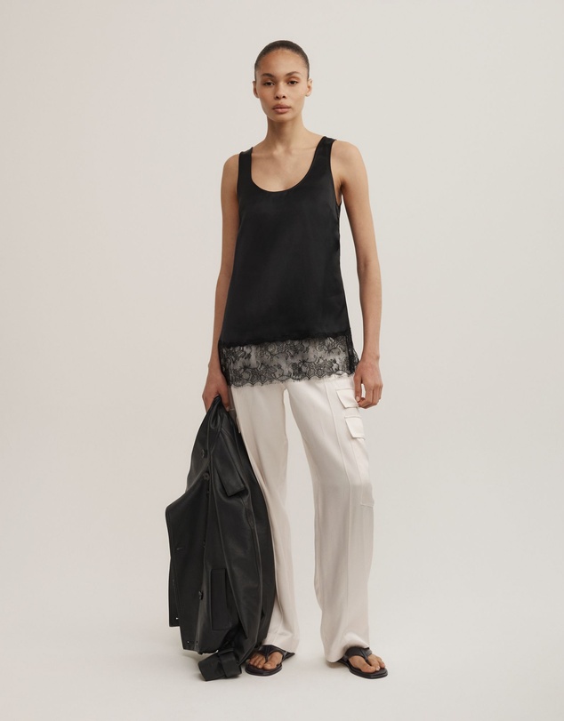 Witchery - Lace Hem Tank Top