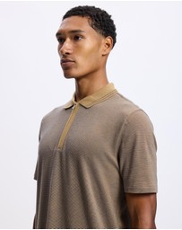 Paul Smith - Jacquard Zip-Neck Polo Shirt