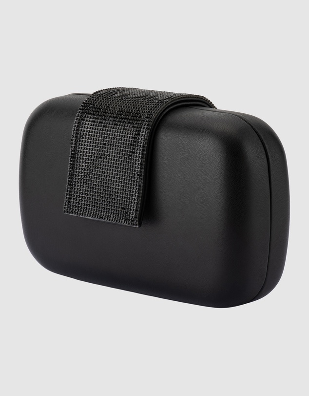 Olga Berg - Selene Crystal Tab Clutch