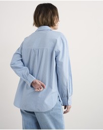 Seasalt - Seasalt Cornwall Blue Sea Path Shirt