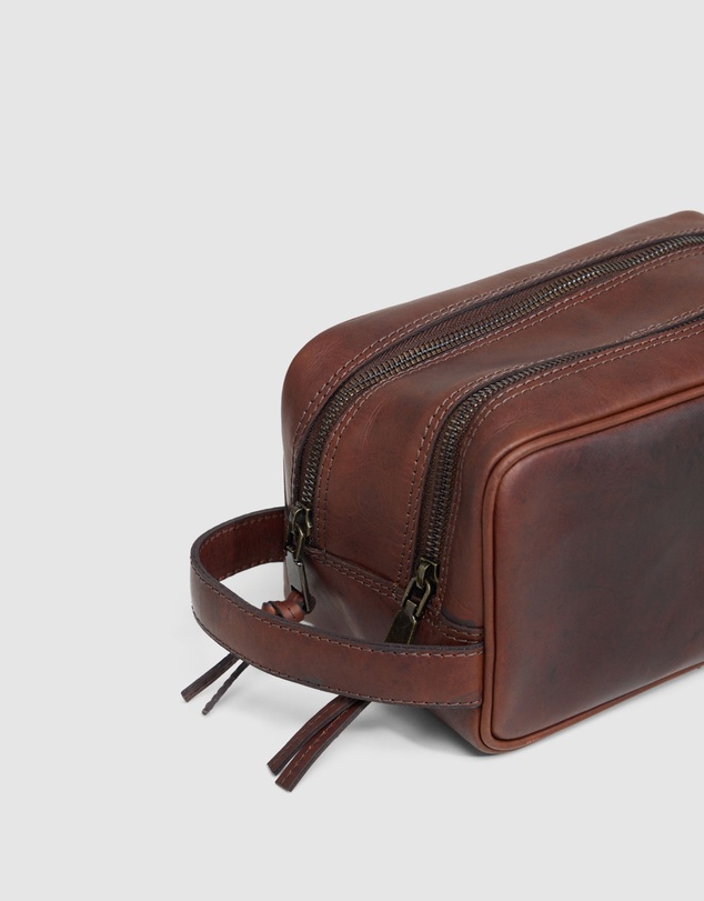 Oxford - Traveller Leather Wash Bag