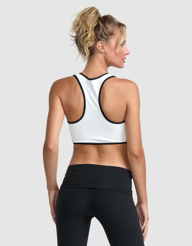 RVCA - Womens Aren Zip Up Sports Bra