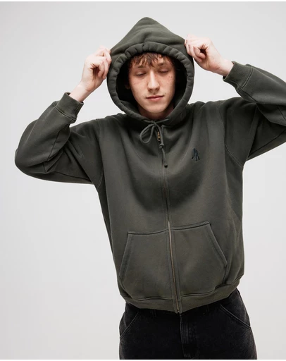 PASS~PORT - Solid Workers Zip Hood