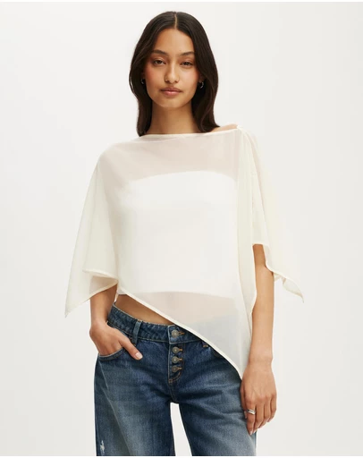 Cotton On - Chiffon Poncho