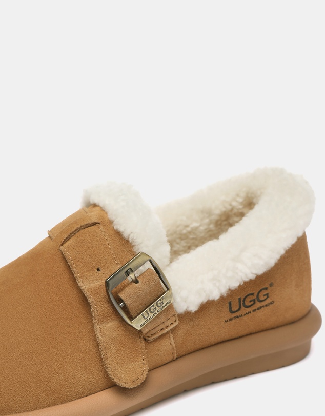 EVERAU - Australian Shepherd Ugg Froim Cow Suede Upper House Shoes