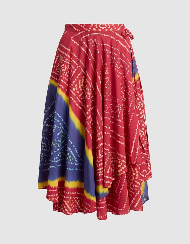 Polo Ralph Lauren - Print Cotton Wrap Skirt