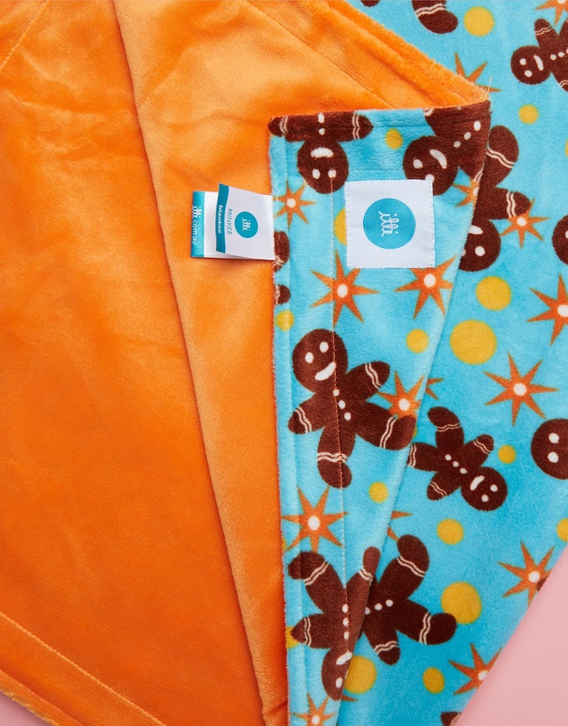 itti bitti - Travel Blanket - Gingerbread with Papaya