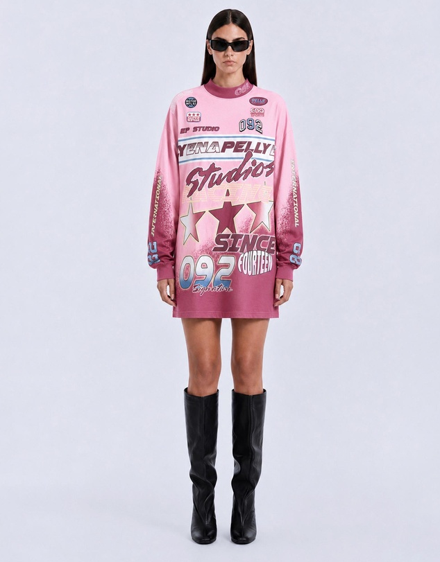 ENA PELLY - Speedway Tee Dress - ICONIC EXCUSIVE