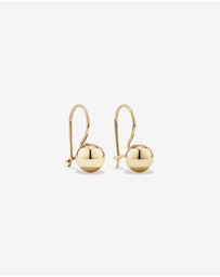 Michael Hill - 7mm Euroball Earrings in 10kt Yellow Gold