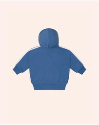Huxbaby - Heritage Blue Sports Zip Through - Babies-Kids