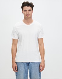 Staple Superior - 3-Pack Organic Basic V Neck Tee