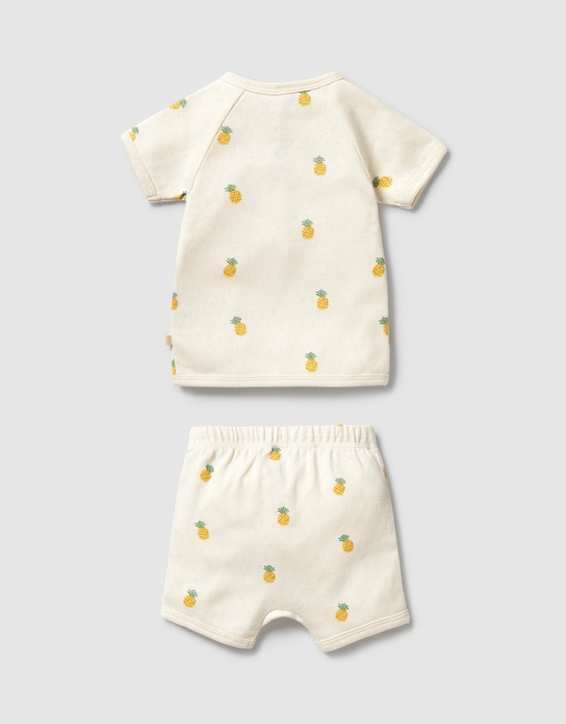 Wilson & Frenchy - Organic Pointelle Kimono Set - Babies