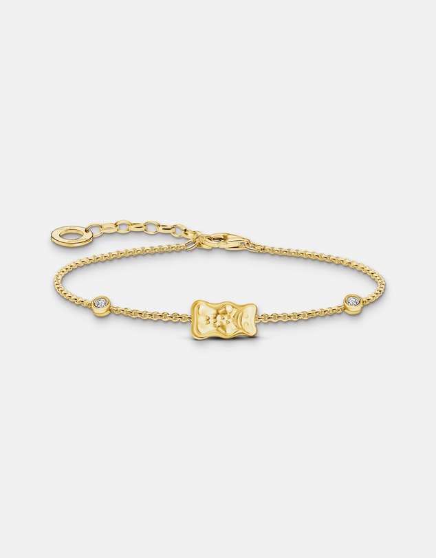 THOMAS SABO - THOMAS SABO Bracelet with Gold HARIBO goldbear and zirconia