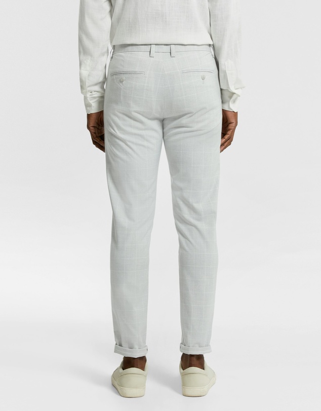 yd. - Terrazzo Check Skinny Chino