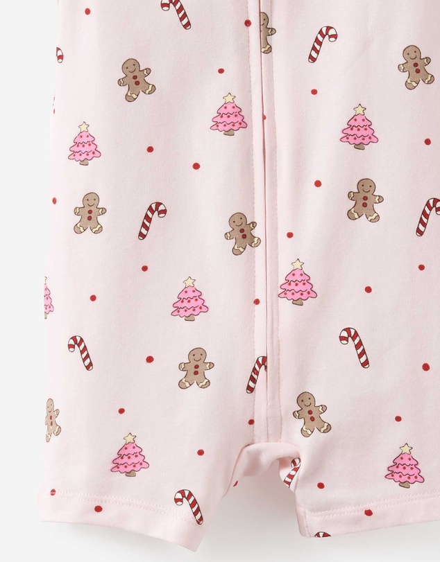 Cotton On Kids - Growie Short Sleeve Zip Romper