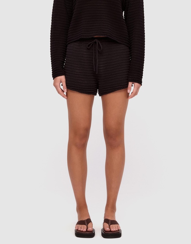 Zulu & Zephyr - Cotton Lattice Knit Shorts