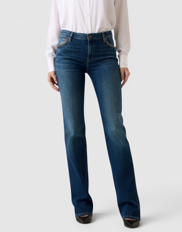 GUESS - Mid-Rise Sexy Straight Jeans