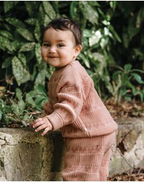 Kynd Baby - Knit Jumper in Pink Heart