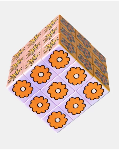 Journey Of Something - Art Cube - Flower Pop