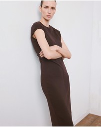 M.N.G - Midi-Dress With Draped Detail