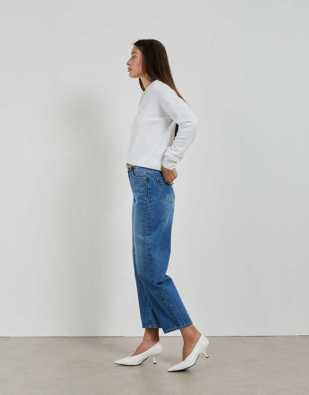 DRICOPER DENIM - Dina Rodeo Cropped Barrel Jeans
