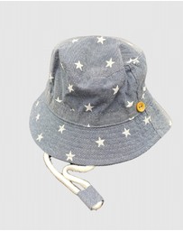 Jacaru - Jacaru 1876 Babies Blue Stars Bucket Hat