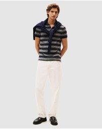 Tommy Hilfiger - Stripe Structure Regular Polo