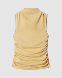 & Other Stories - Sleeveless Mock-Neck Top