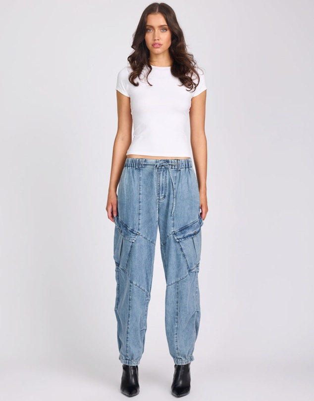 ONE TEASPOON - Utility Denim Flight Pants - Johnny Blue