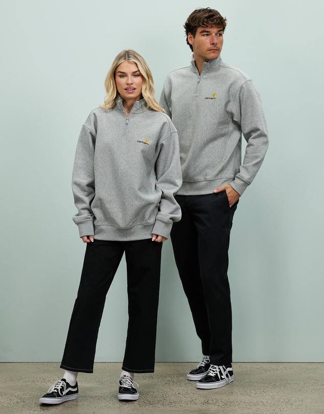 Carhartt WIP - Half Zip American Script Sweatshirt - Unisex
