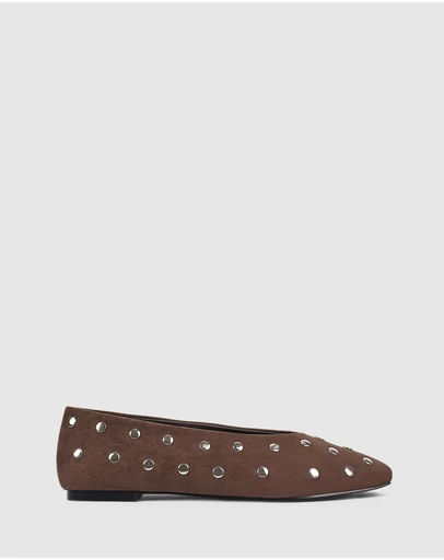 Verali - Euri Studded Ballet Flats