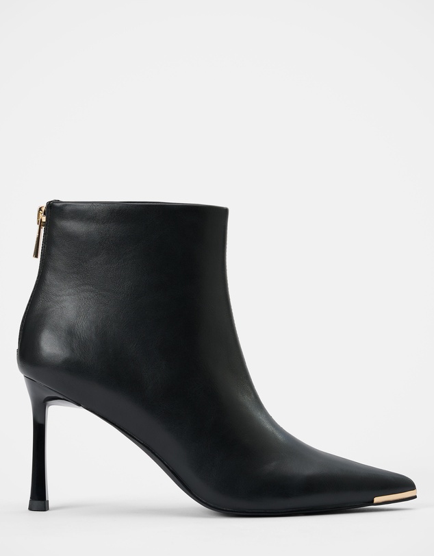 Forever New - Mandy Metal Inset Heeled Ankle Boots