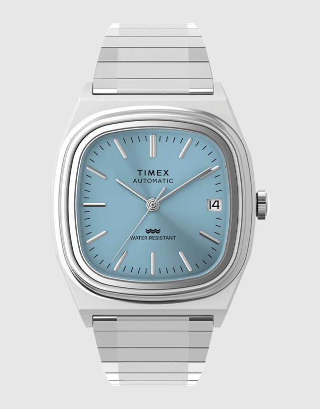 TIMEX - Timex® Automatic 1983 E Line 34mm Stainless Steel Expansion Band Watch
