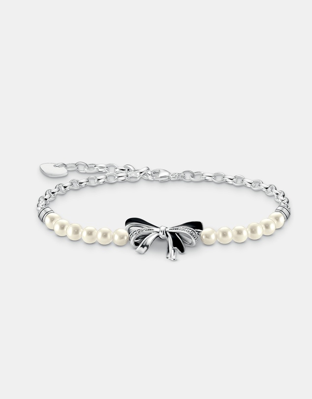 THOMAS SABO - Romance bow bracelet with Pearls
