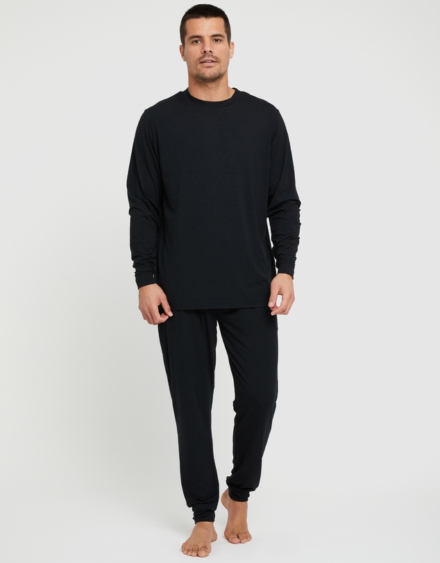 Bamboo Body - Men's Long Sleeve Crew Neck