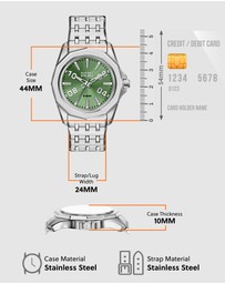 Diesel - Stinger Silver Tone Analogue Watch