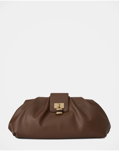 Forever New - Portia Padlock Soft Clutch Bag