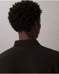 Calvin Klein - Tonal Stripe Jacquard Polo Shirt