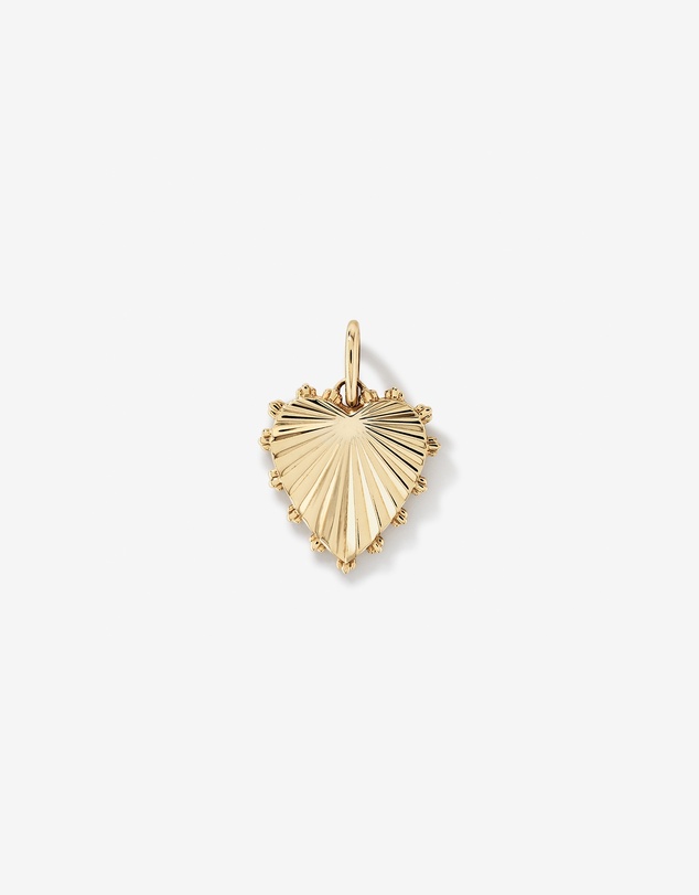 Michael Hill - Sunray Love Heart Pendant in 10kt Yellow Gold