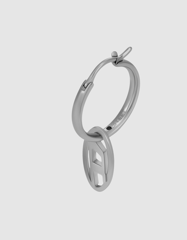 Diesel - Silver-Tone Earring