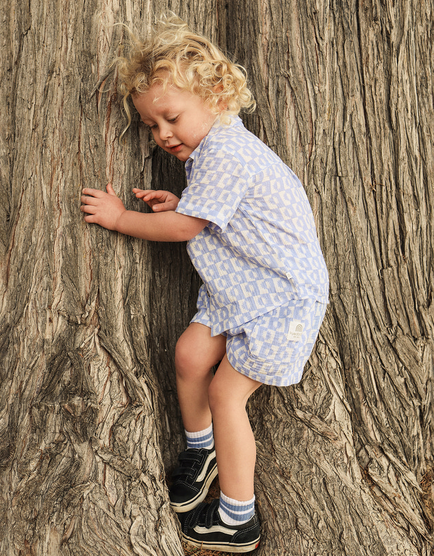 Kynd Baby - Woven Shirt in Blue Sunrise