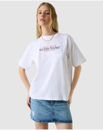 GUESS - GUESS JEANS Oversized American Tradition T-shirt