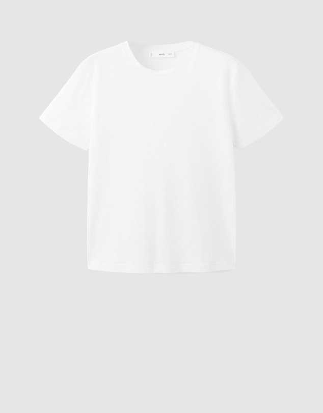 M.N.G - Short-Sleeved Cotton T-Shirt