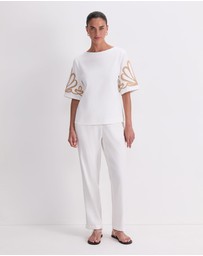 Sportscraft - Eliza Embroidery Top