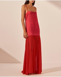 Shona Joy - Moraya Dropped Waist Maxi Dress
