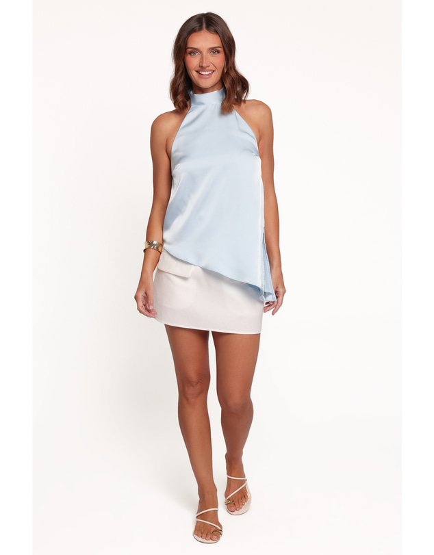 Petal & Pup - Merlin Halterneck Top - Blue